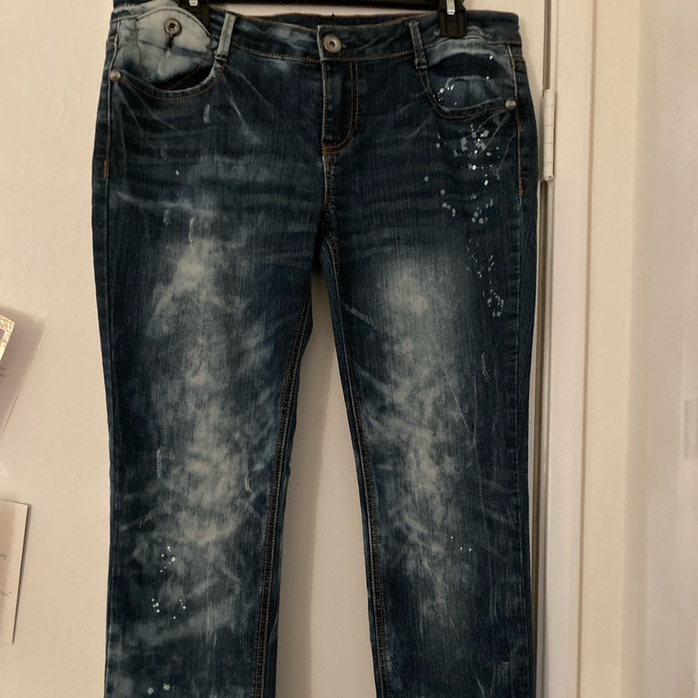 ChiQle Denim Architect Low Rise Jeans